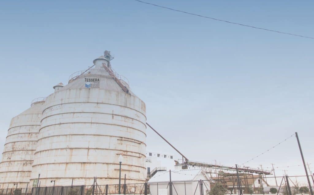 Silos in Waco Texas